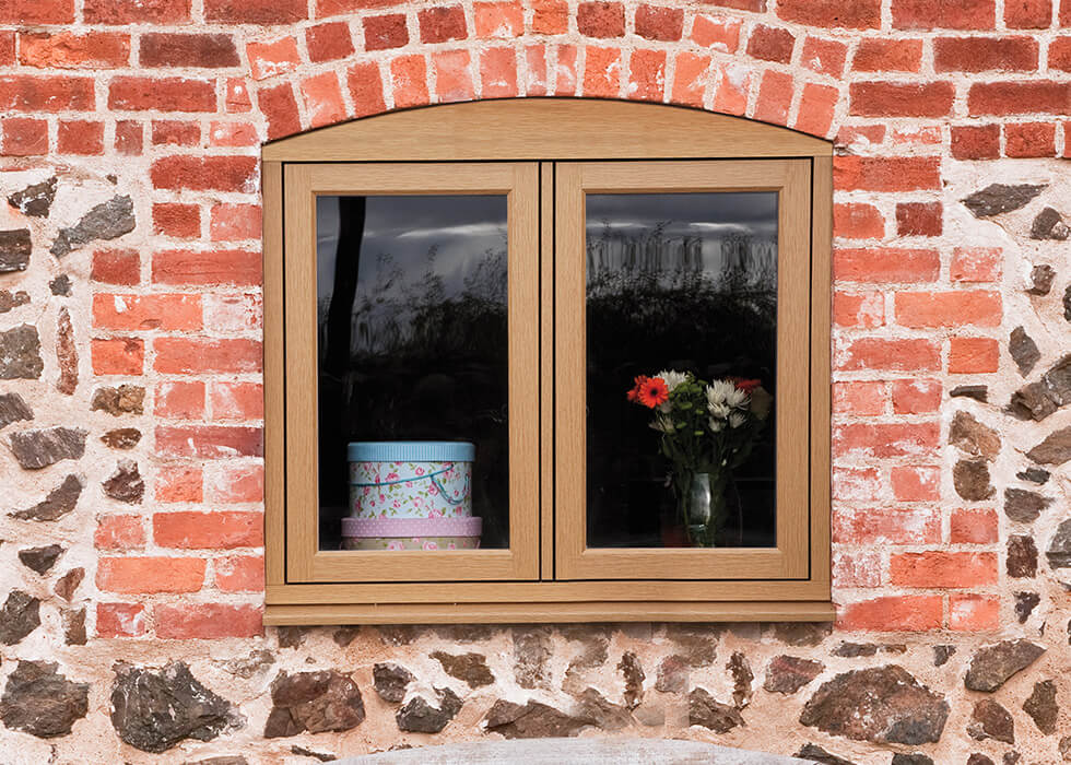 Oak effect Residence 9 Window